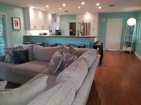 Open concept living area