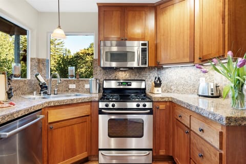 Fantastic counter space with everything right where you want it