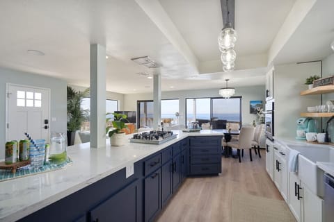 Fully stocked kitchen