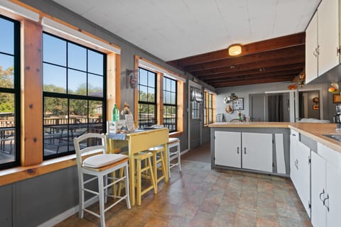 Welcome guest snacks, lists of local amenities, cookbooks, bird ID books, etc