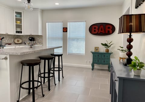 HUGE, comfortable kitchen 