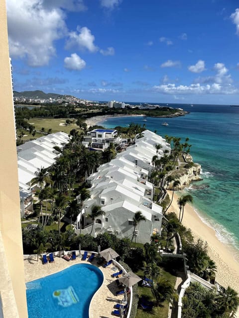 An infinity pool, a heated pool