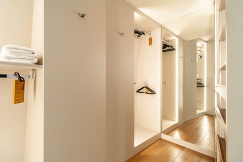 Bedroom 1 - walk-in dressing with two mirrors