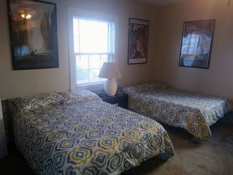 Large bedroom with 2 Double beds 