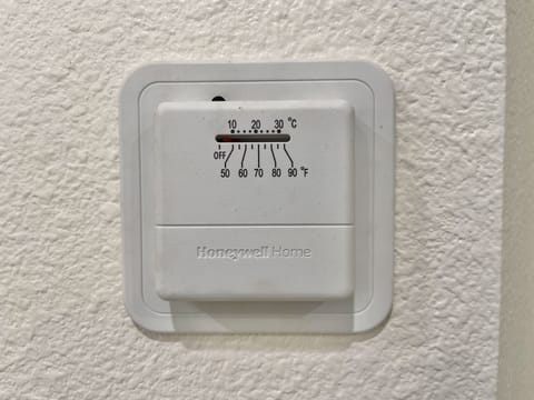 Wall heater avail. Each room has its own AC/heater for individual preference.