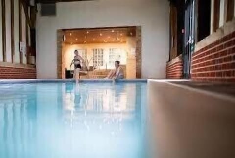 Indoor pool, a heated pool