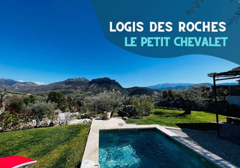 Le Petit Chevalet private swimming pool with panoramic view