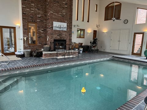 Indoor pool, a heated pool