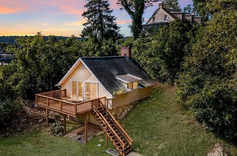 The Boat House sits atop a hill overlooking the Brandywine creek with sweeping views.
