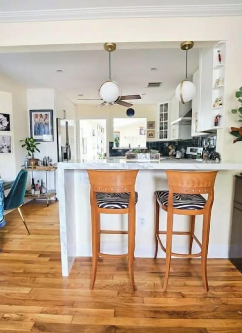 Kitchen bar (off of Living Room Salon) which seats two. 