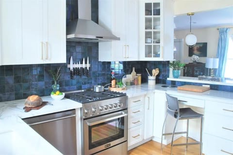Brand new Italian-made Verona appliances in remodeled kitchen.