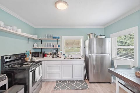 Whip up delicious meals in this charming kitchen
