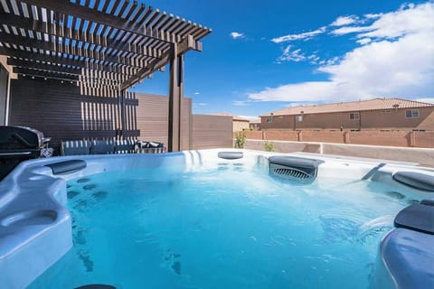 Relax in your own private hot tub on back patio