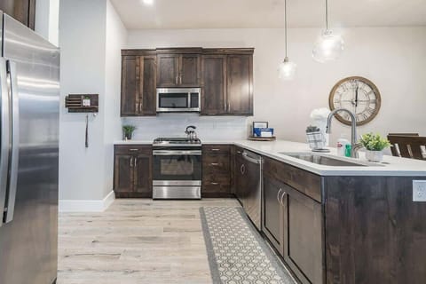Kitchen with deluxe appliances perfect for enjoying meals