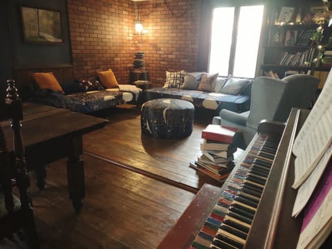 A painted keys piano. 