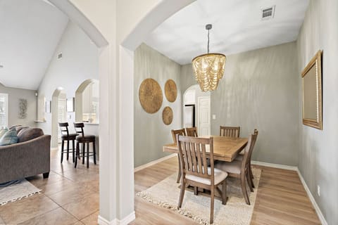 Gather around this chic dining table for moments of connection