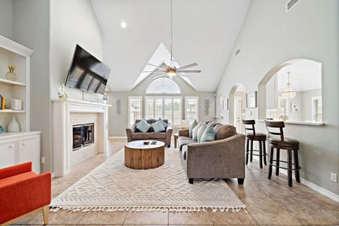 This is the main living room area of the home