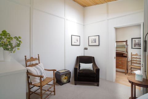 Seating area in the main house master bedroom. 