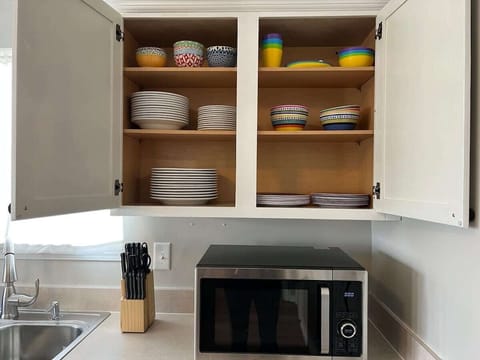 The fully stocked kitchen is a Chef's dream! Everything you need to cook and entertain!