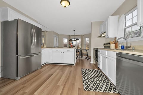 Fully stocked kitchen has everything you need! Even an Air Fryer and Instapot, spices and more!