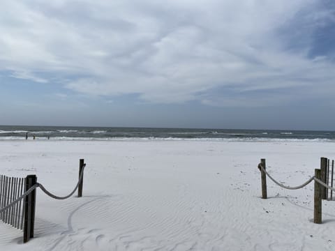 On the beach