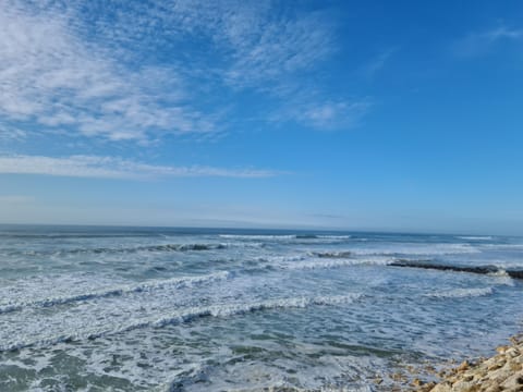 Beach nearby, sun loungers