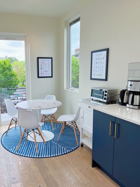 Dining area, additional table/chairs available for larger dinners