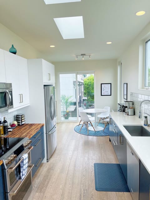 Kitchen view, from living room. Fully equipped