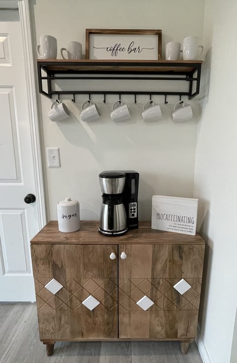 Do you like coffee as much as we do? We provide coffee, creamer, and sugar.