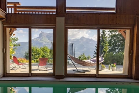 Indoor pool, a heated pool