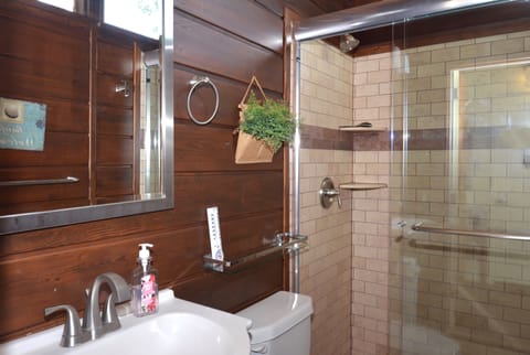 Combined shower/tub