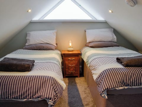 Twin bedroom | Galloway FarmstayClaunch, Newton Stewart