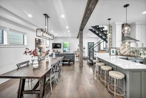 Enjoy the seamless flow of our open-concept first-floor plan, where you and your family can always be together, sharing moments in a welcoming and connected space.