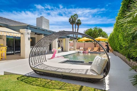 Lounge by the pool or relax in the spa