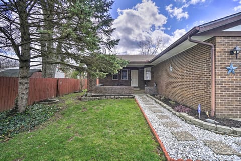 Tipp City Vacation Rental | Studio | 1BA | 2 Steps Required | 700 Sq Ft