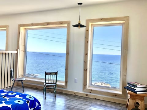 Want to wake up to this view of sky and ocean? An artist designed unique space.