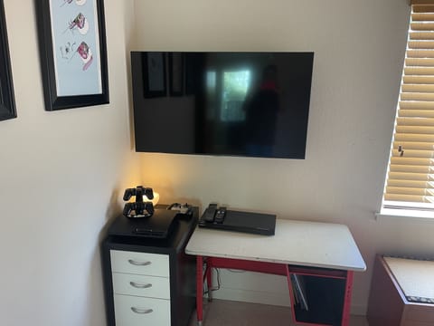 Located in the bunk bed room. 