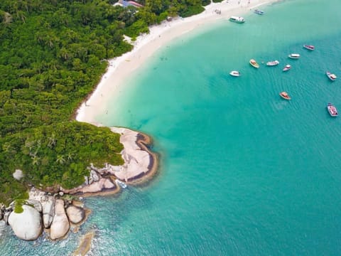 Beach nearby, sun loungers, beach towels