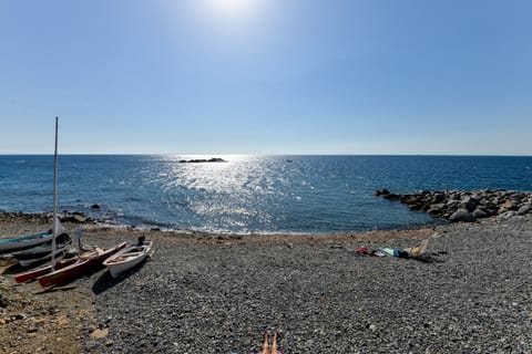 On the beach