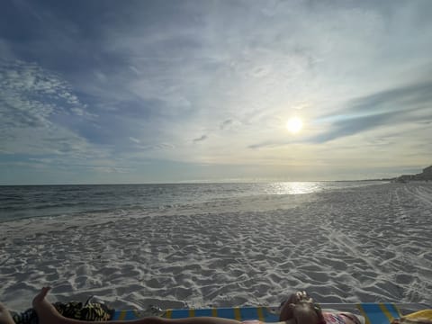 On the beach