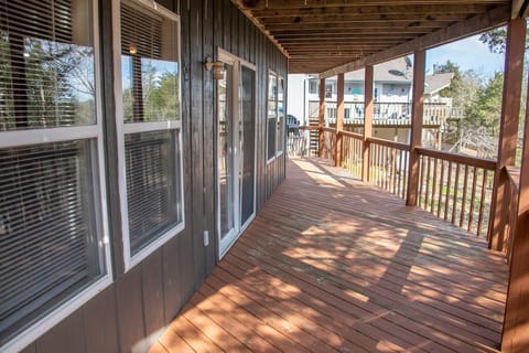 Deck on basement level