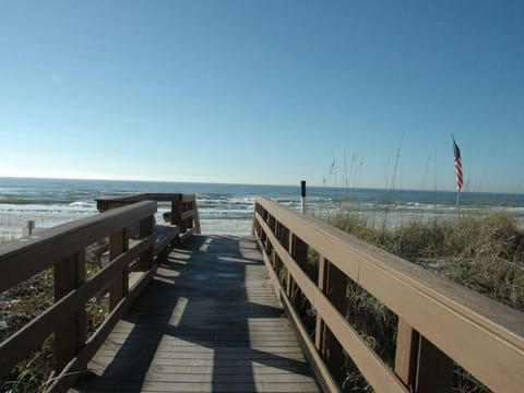 On the beach