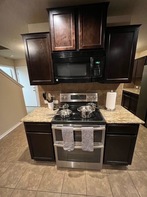Cooking area in kitchen