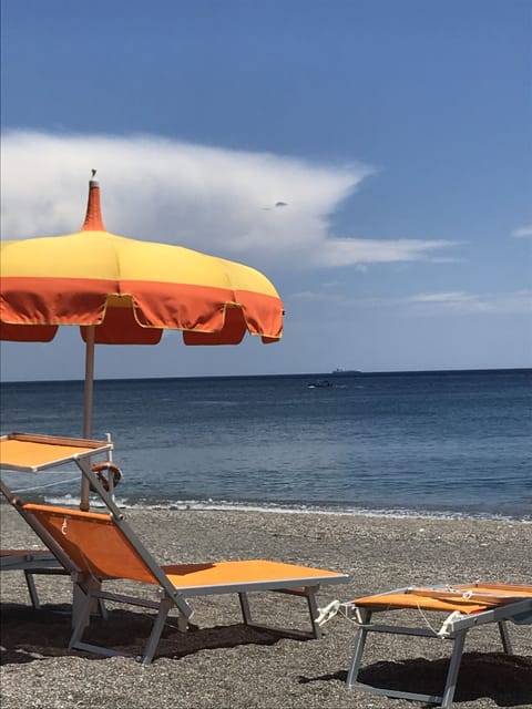 Beach nearby, beach towels