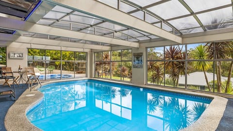 Indoor pool, a heated pool