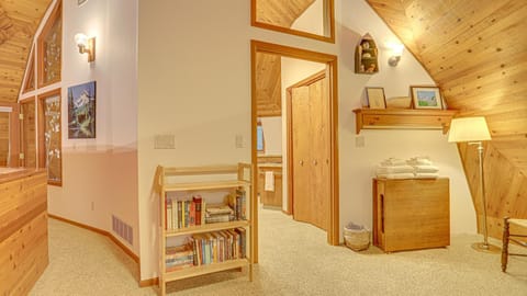Cabinet with books and games
