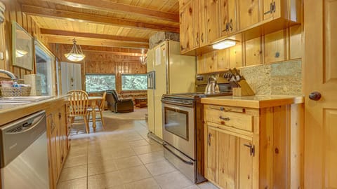 Kitchen with storage