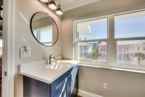 Bathtub, hair dryer, towels