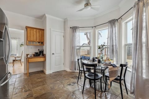 Kitchen nook for additional seating.