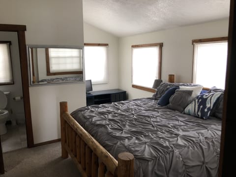 Master king bedroom with attached master bath